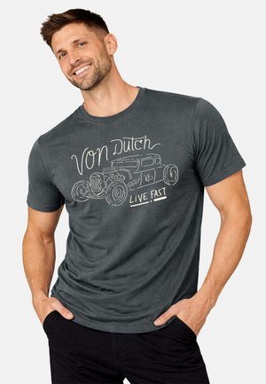 Von Dutch, T-shirt imprimé - gris