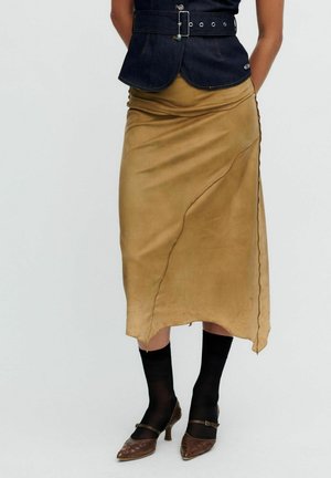 Suknja A kroja - light camel