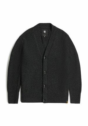 G-STAR, ESSENTIAL CARDIGAN KNIT - Strickjacke - dk grey htr