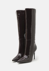 Even&Odd by Zalando Čizme s visokom petom - dark brown