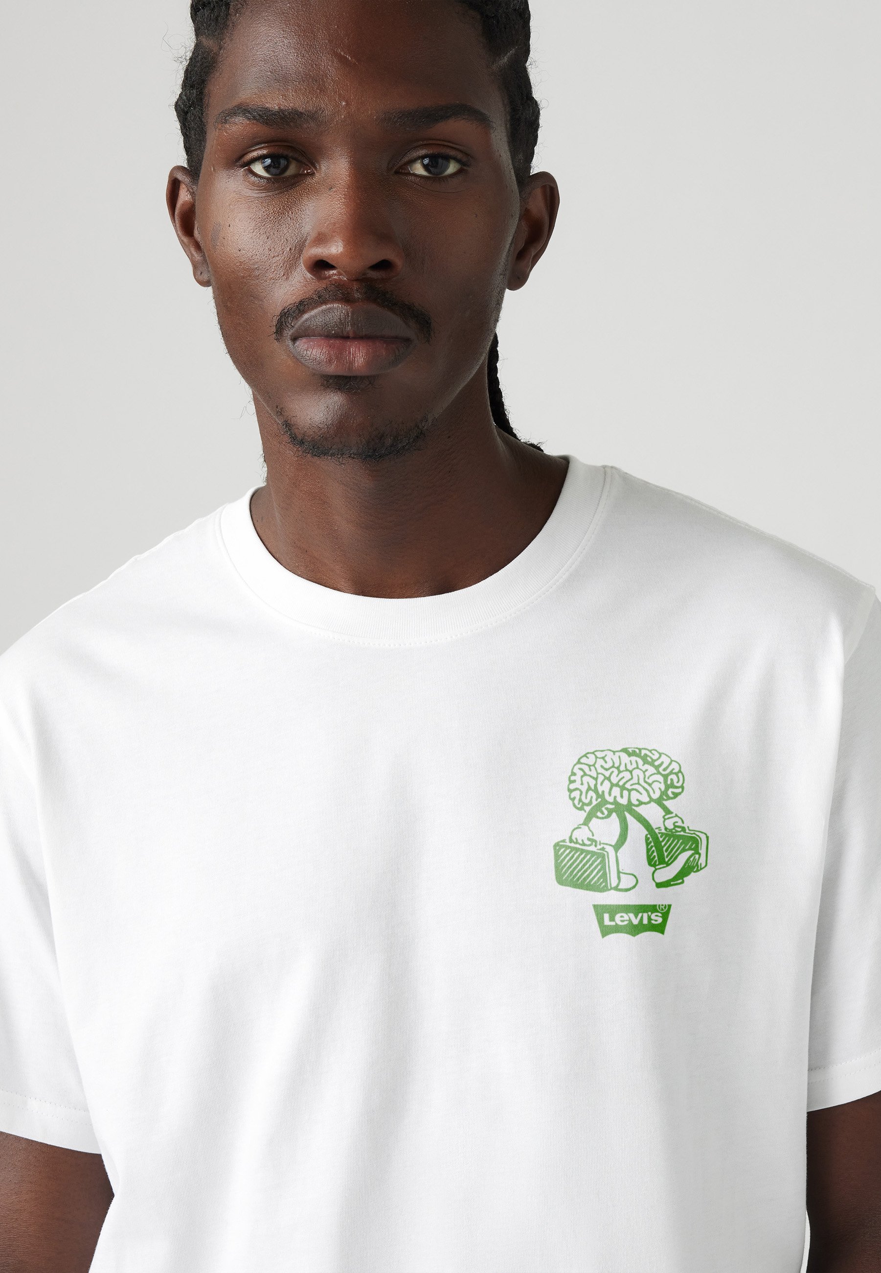 Levi's® VINTAGE FIT GRAPHIC TEE - T-shirt imprimé - white