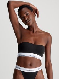 Calvin Klein Underwear LIGHTLY LINED BANDEAU ICON  - Modrček za pod majico - black