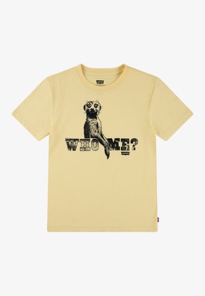 Levi's® WHO ME TEE - Potiskana majica - golden haze