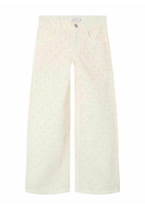 Flared jeans - cloud dancer