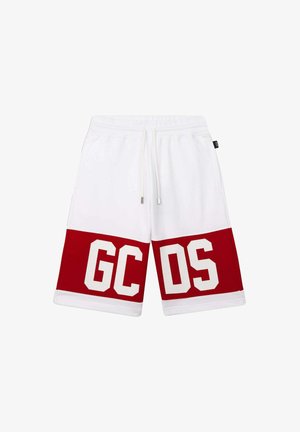 GCDS, CAPSULE LOGO BAND LOGO SWEATSHORTS - Shorts - white