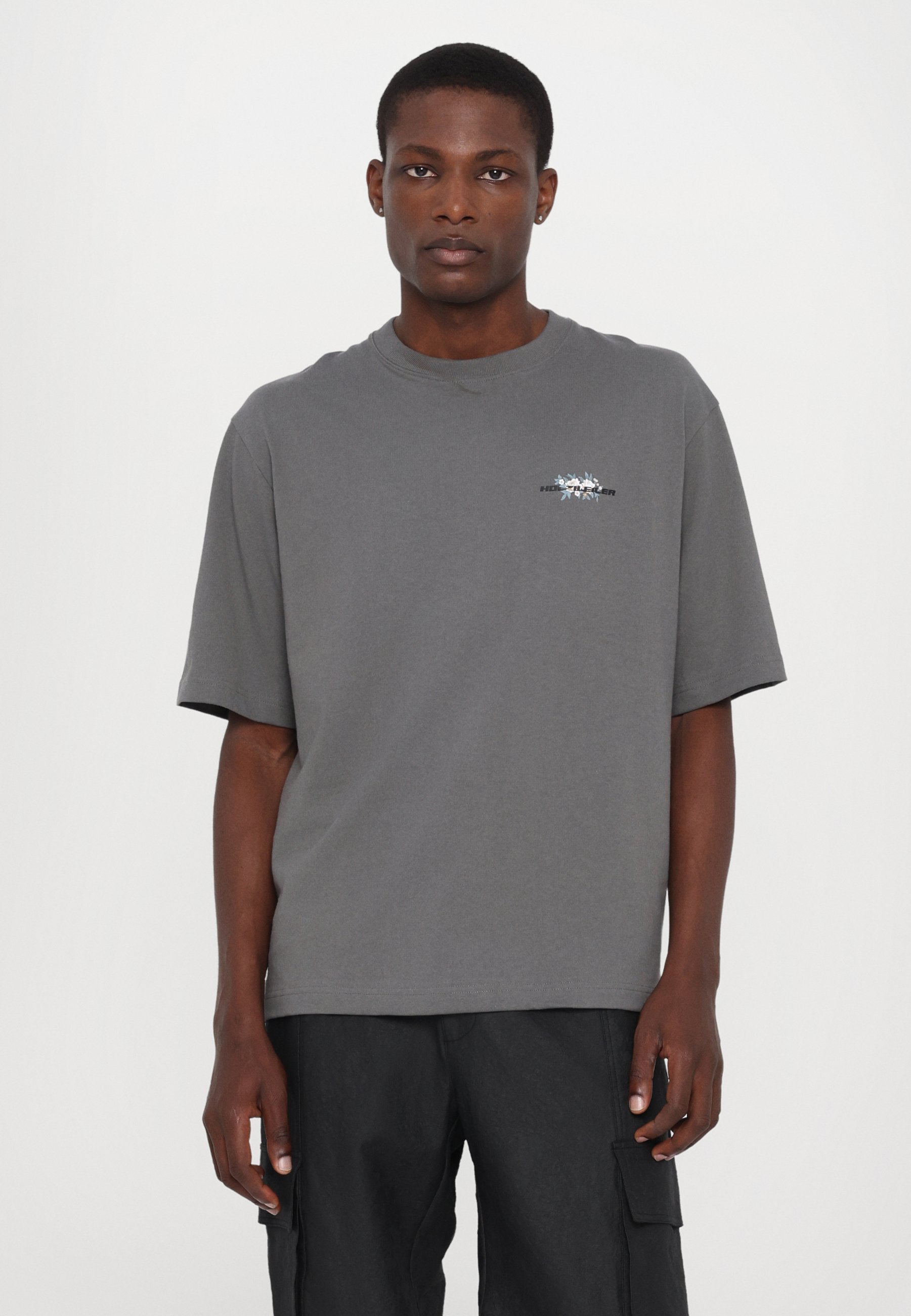 Holzweiler RANGER FLORA TEE UNISEX - T-shirts - grey/grå