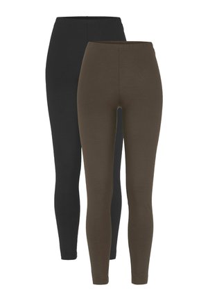 Cellbes of Sweden, FIA BASIC LEGGINGS 2 PACK - Leggings - Hosen - black brown