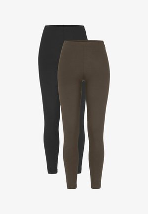 Cellbes of Sweden, FIA BASIC LEGGINGS 2 PACK - Leggings - black brown