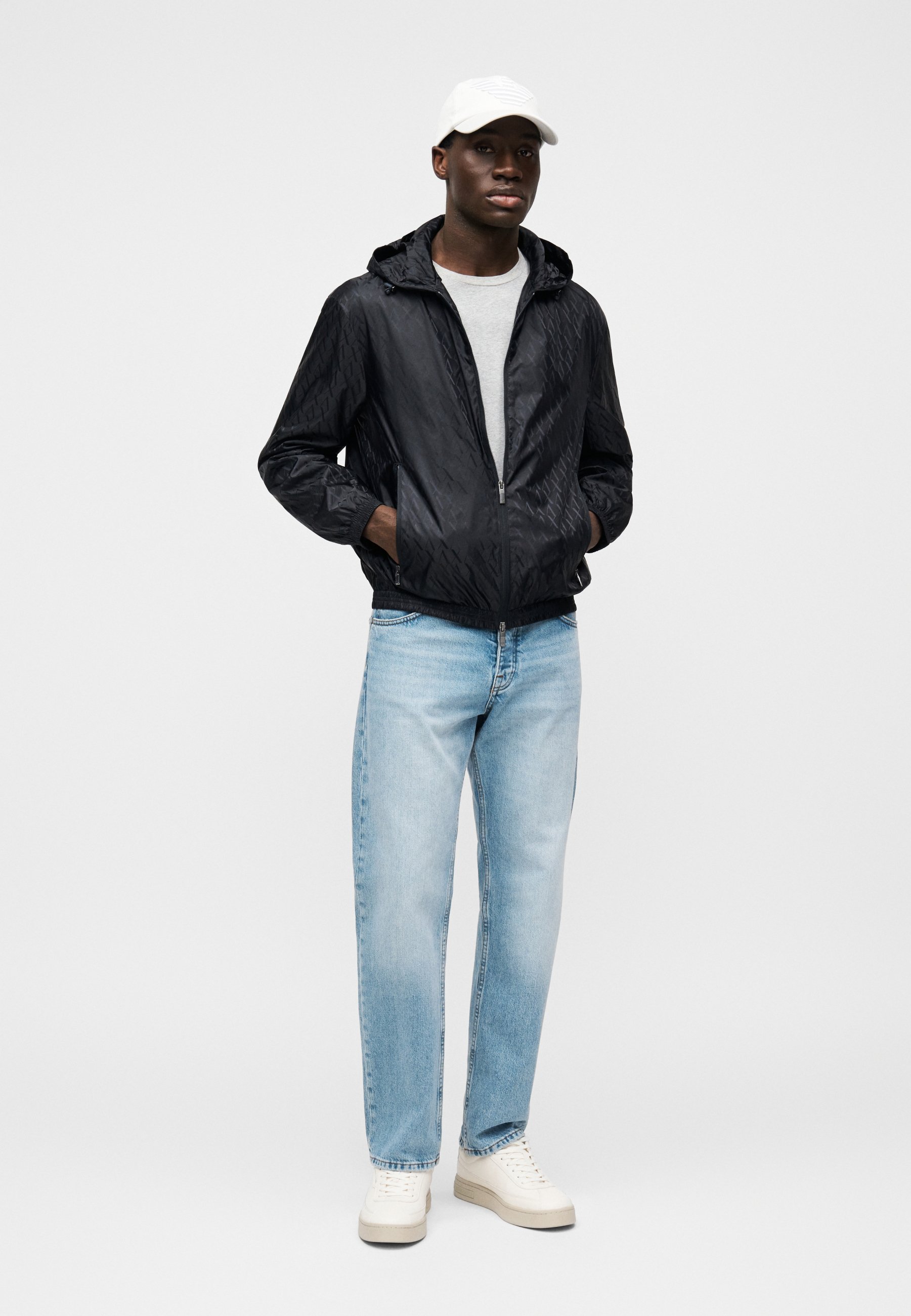 Armani Exchange BLOUSON JACKET - Outdoor jacket - deep navy/dark
