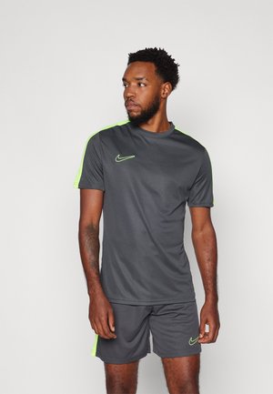 Nike Performance TOP  - T-Shirt sport - anthracite/volt