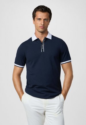 Hackett London POLO HS HZ PLACKET POLO - Polo - navy