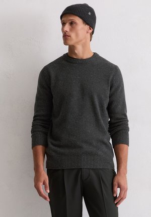 Strickpullover - dark grey melange
