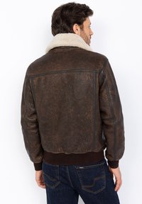 Schott AVIATOR - Giacca di pelle - marron