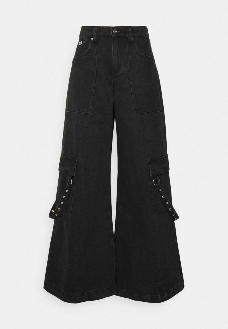 The Ragged Priest MID RISE GRIME JEANS SUPER WIDE Široke kavbojke