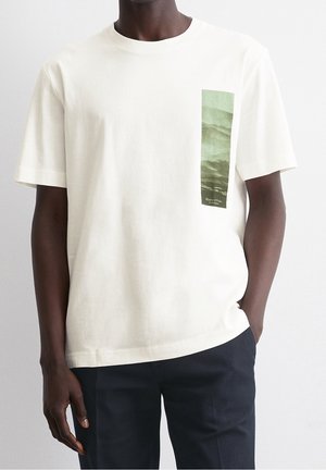 Print T-shirt - white