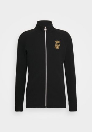 Sweater met rits - black