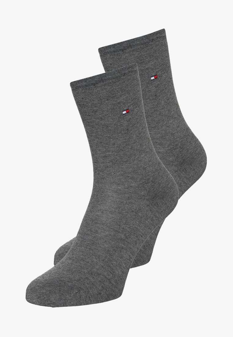 Tommy Hilfiger WOMEN SOCK CASUAL 2 PACK - Socks - middle grey melange ...