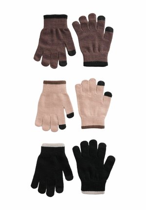 Next, MAGIC GLOVES 3 PACKS . UNISEX - Fingerhandschuh - brown