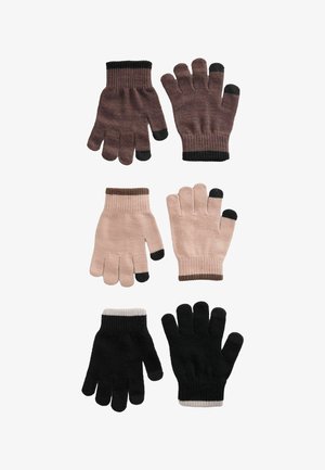 Next, MAGIC GLOVES 3 PACKS . UNISEX - Fingerhandschuh - brown