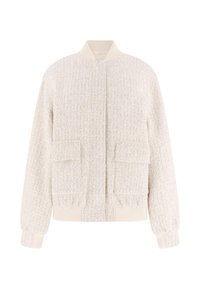 TWEED - Blouson Bomber - creme