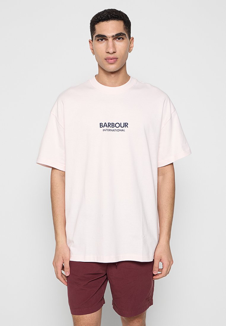 Barbour International T-shirt print roze