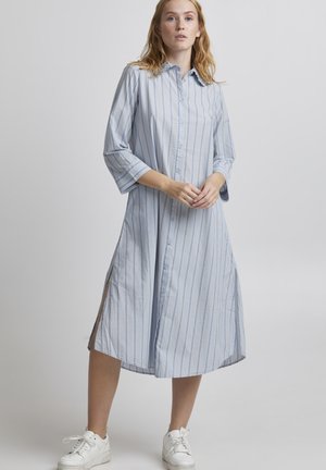 BYGAMINE - Shirt dress - kentucky blue mix