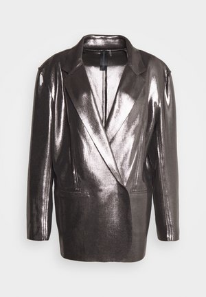 Norma Kamali DOUBLE BREASTED JACKET - Korte frakker - gunmetal