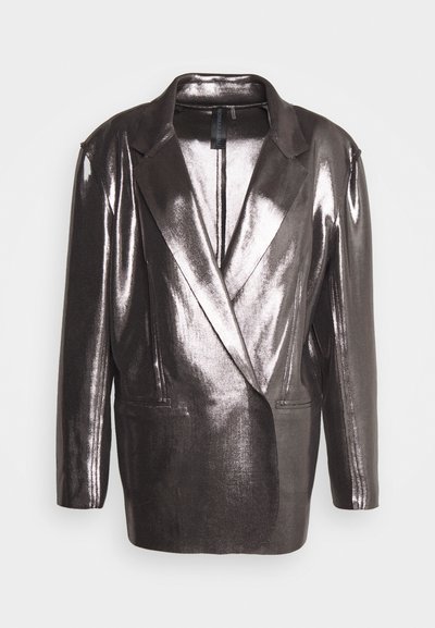 Norma Kamali DOUBLE BREASTED JACKET - Korte frakker - gunmetal