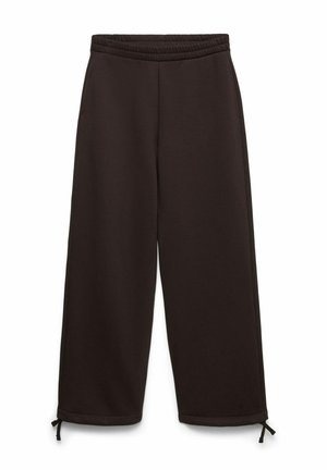 Vero Moda, WIDE-LEG TROUSERS VMTEDDY JOGGERS - Pantalon de survêtement - chocolate torte
