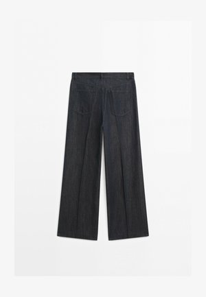 Massimo Dutti, Wide leg - dark blue