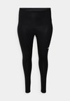 ESSENTIALS BIG LOGO LEGGINGS PLUS SIZE - Leggingek - black/white