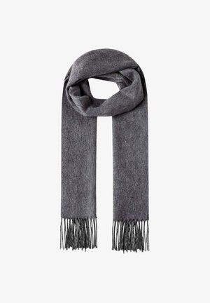 Hackett London, HACKETT LONDON SCARF SOLID PATCH CASH - Sjaal - college grey