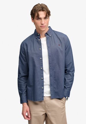 Superdry & Co, SUPERDRY PREPPY OXFORD LONG SLEEVE SHIRT. - Hemd - indigo blue chambray