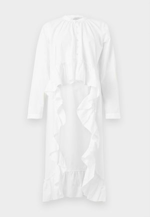 SOLENE SOLID HIGH LOW - Blúzka so zapínaním na gombíky - cream