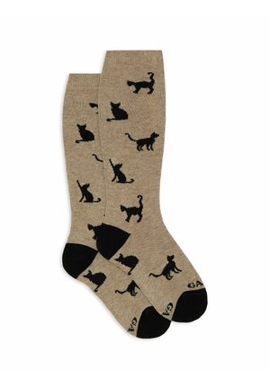 CAT MOTIF - Calze - biscotto