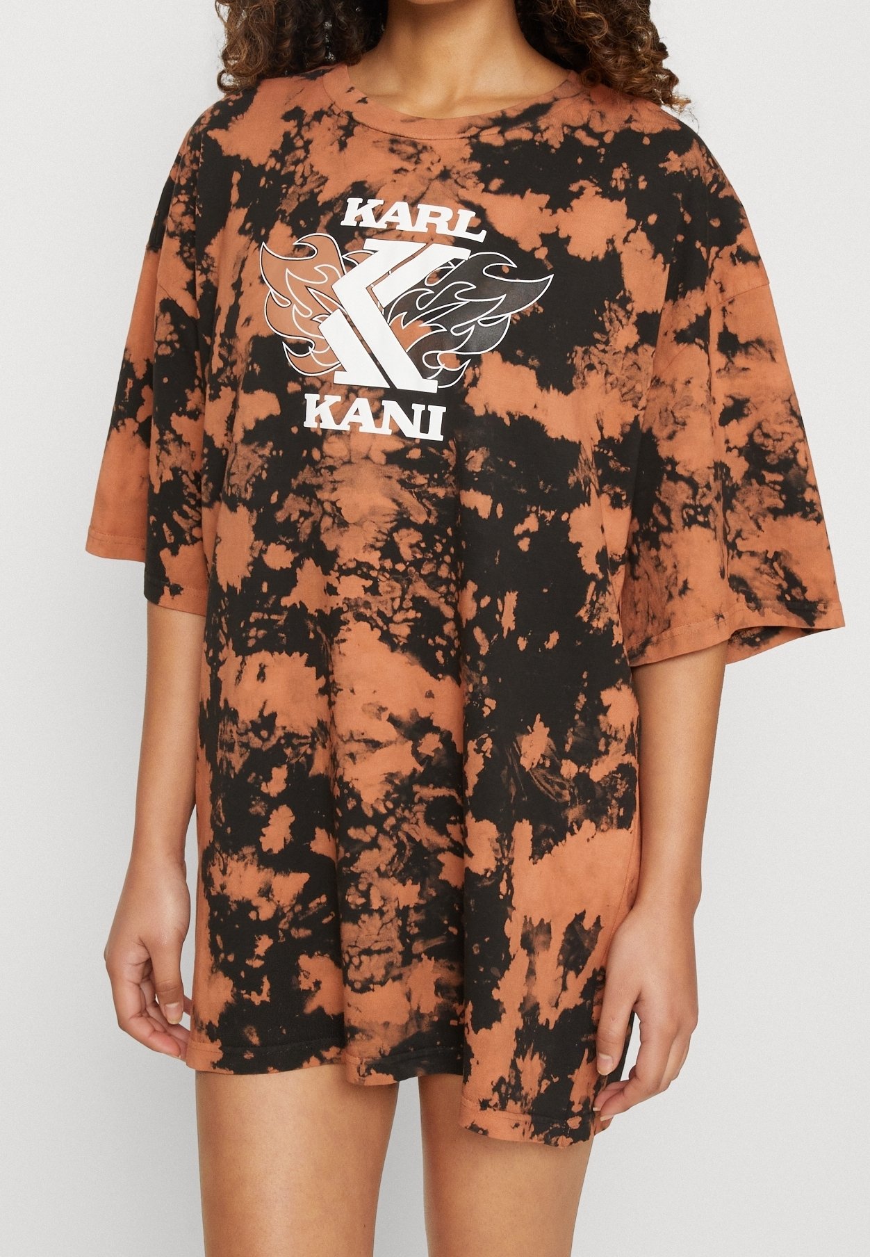 karl kani t shirt dress Karl Kani x Pretty Little Thing T-shirt dress. Size