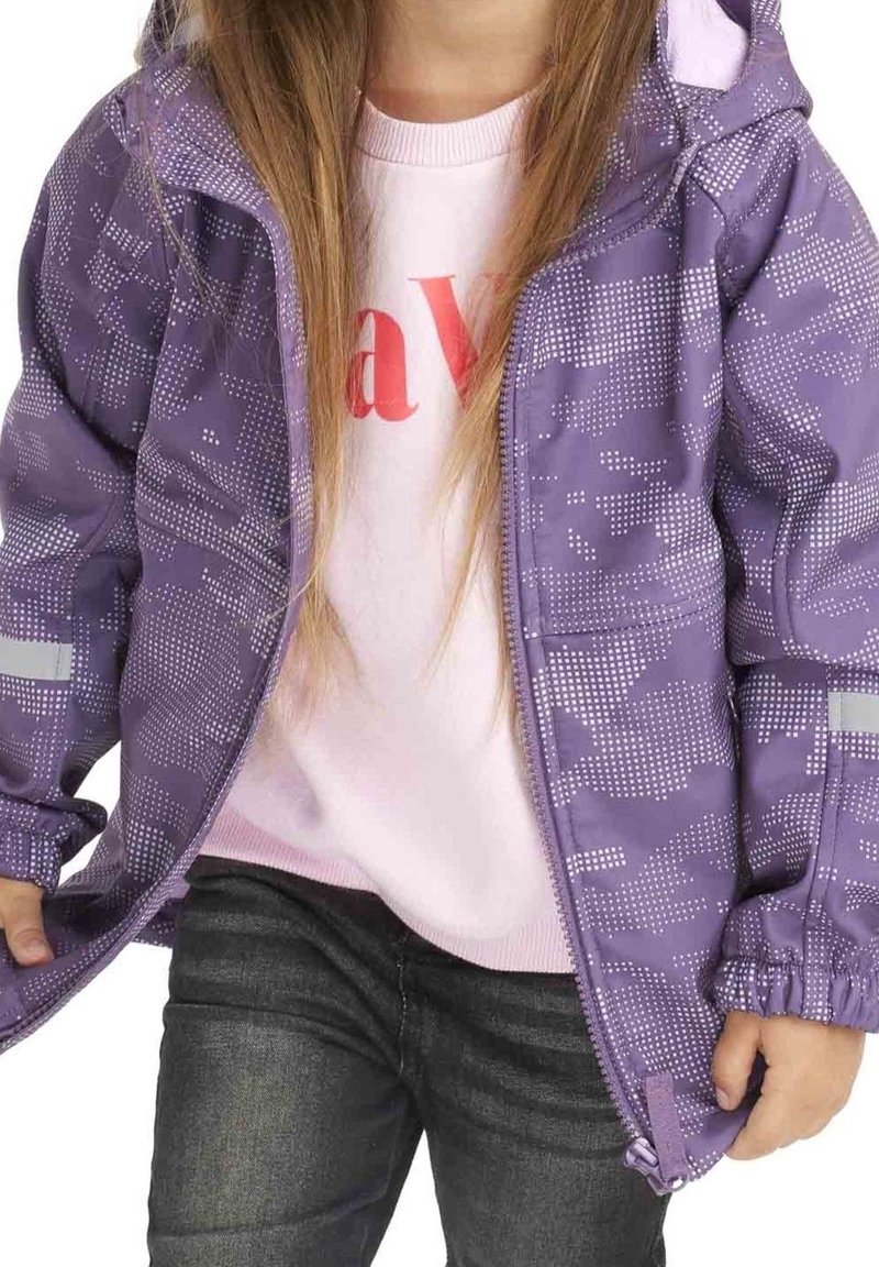 MINOTI SHOWERPROOF SOFTSHELL - Ulkoilutakki - purple