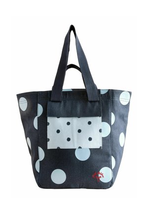 Shopping bag - blue denim spot