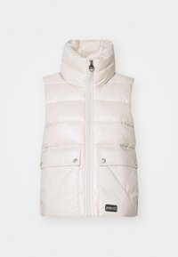 GRIFFIN PUFFER GILET - Vest - silver cloud