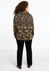 YOEK AVEC GRAPHIQUE - Bluse - black