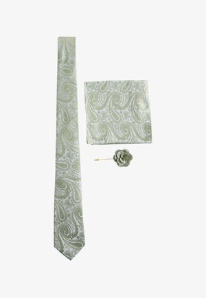 Next, SET - Einstecktuch - sage green
