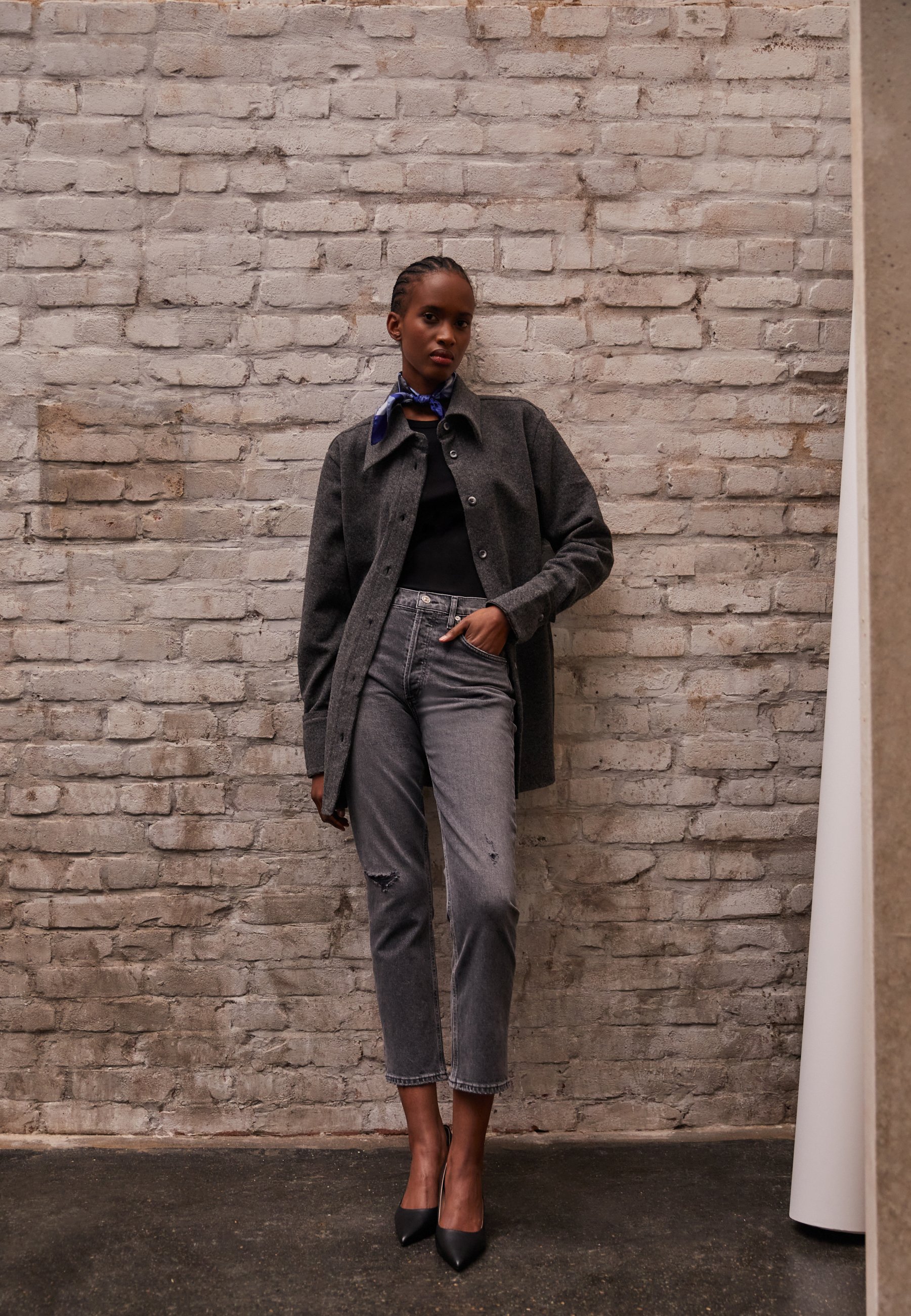 citizens of humanity grey jeans