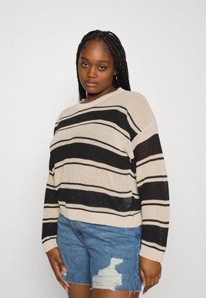 Object Curve Πουλόβερ - sandshellstripes:black