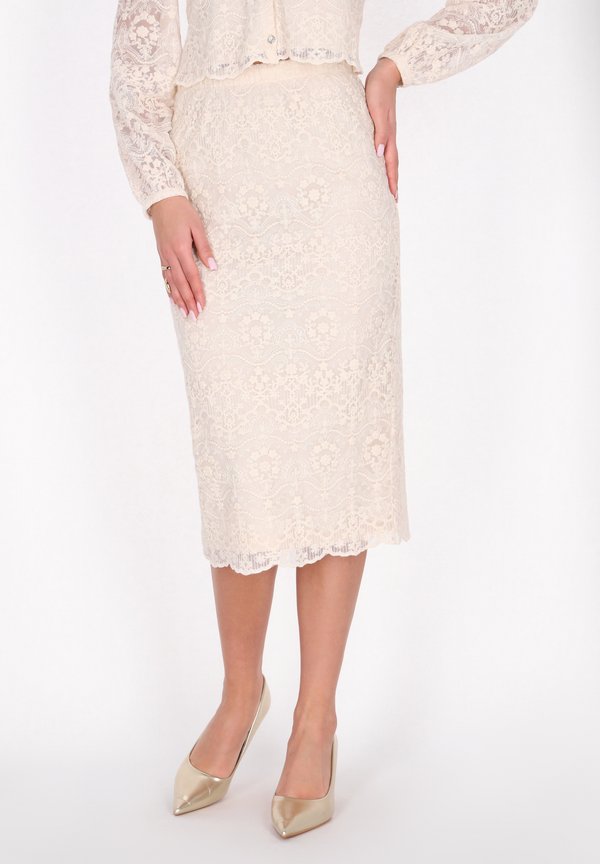 Bleistiftrock - cream