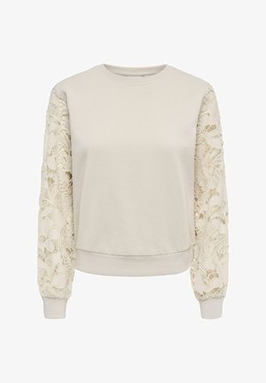 ONLY, ONLSTILLA L/S LACE SLEEVES CS SWT - Pusa - pumice stone