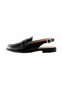 REGULAR FIT-FOREVER COMFORT  ROUND - Balerinos stiliaus laivutės su kulno dirželiu - black