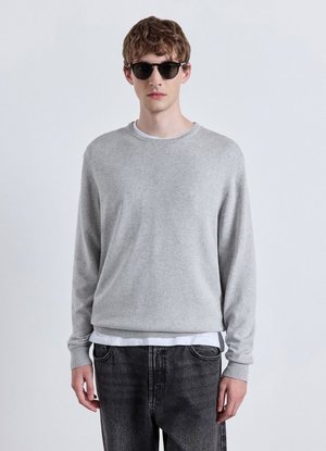 Calliope, MAGLIA TINTA UNITA - Strickpullover - grigio chiaro melange