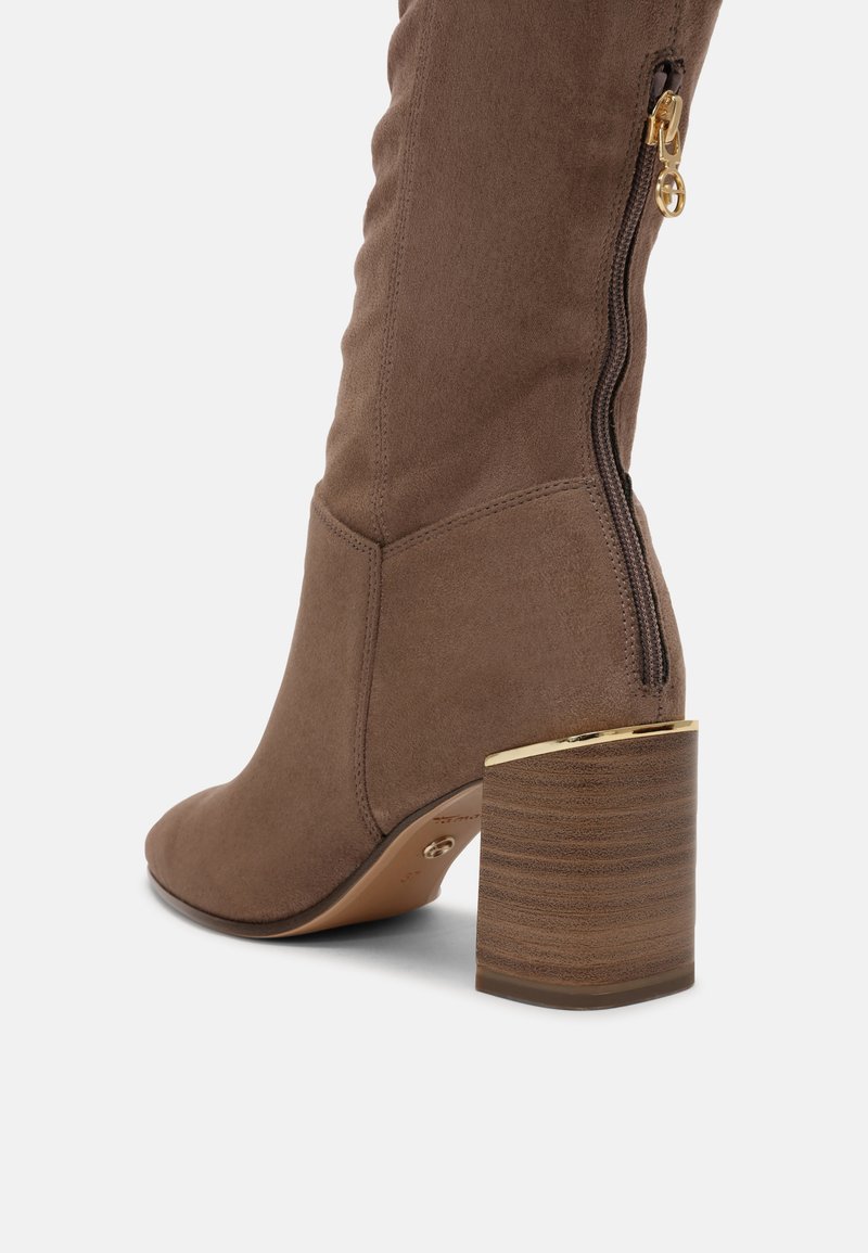 Damen Sneaker | Tamaris Overknees antelope/taupe - UZ93266 Damen Sneaker | Tamaris Overknees antelope/taupe - UZ93266