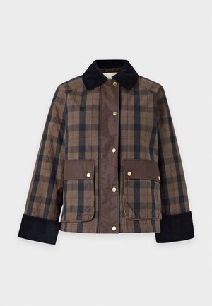 GANT, CHECKED JACKET - Veste mi-saison - faded taupe