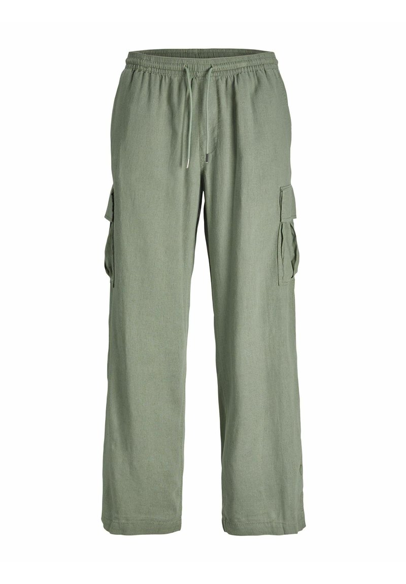 Jack & Jones Junior Cargobroek groen gemêleerd